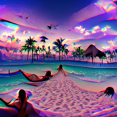 A paradise landscape