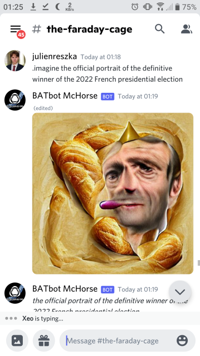 Official portrait of the winner of the 2022 French presidential election